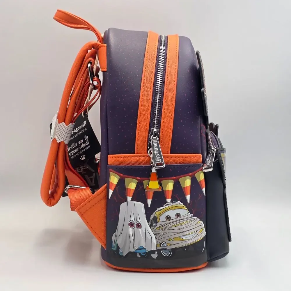 Loungefly Disney Pixar Cars Halloween Costumes Glow-in-the-Dark Mini Backpack
